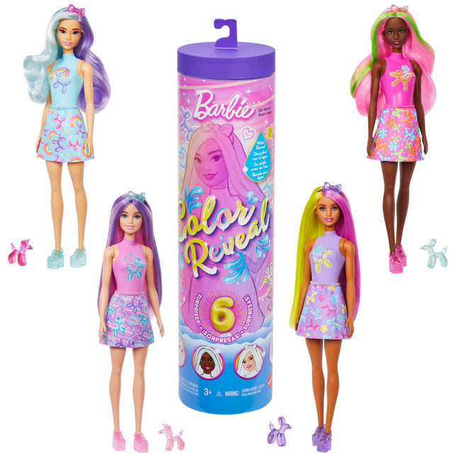 Barbie Color Reveal Doll – Balloon Animals Series (JFV58)