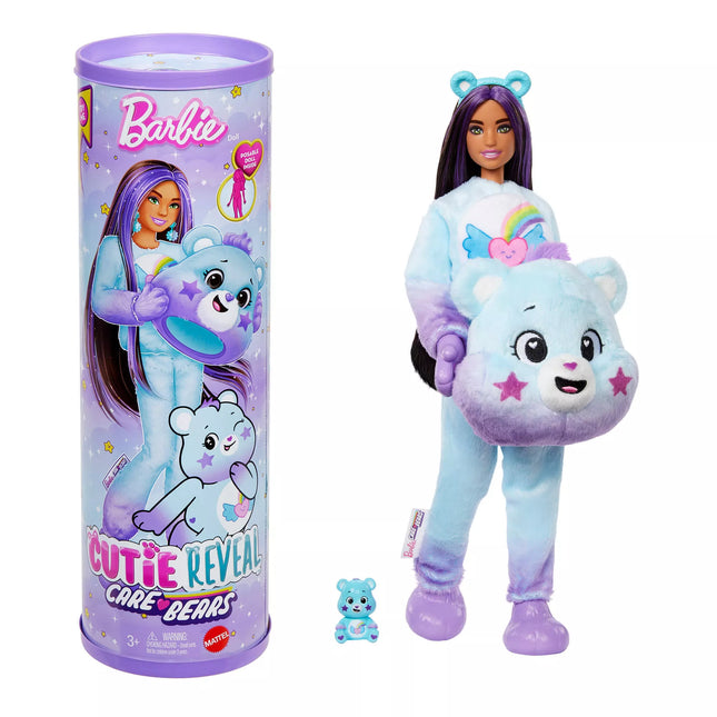 BARBIE CUTIE REVEAL CARE BEARS Set – Dream Bright Bear (JFV61)