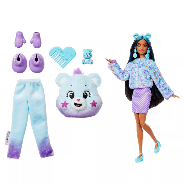 BARBIE CUTIE REVEAL CARE BEARS Set – Dream Bright Bear (JFV61)