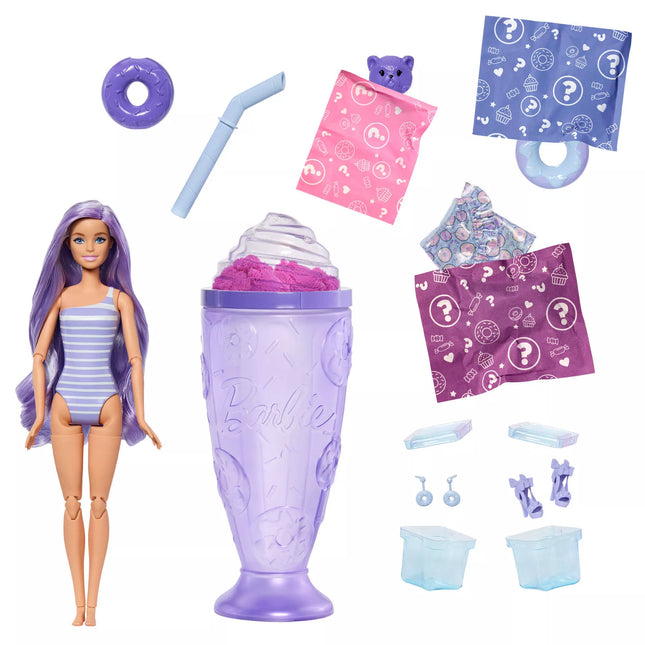BARBIE POP REVEAL Set – Purple Hair, Sweet Tears Series (JFY60)