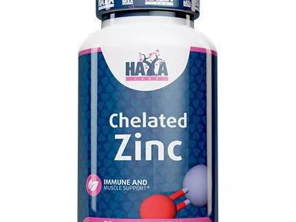 Haya Labs Zinc (zinc bisglycinate) 100 tablets.