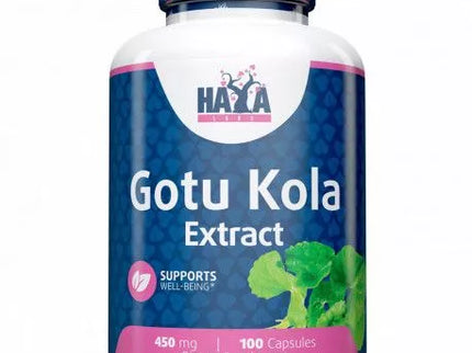 Haya Labs Gotu Kola (Azijinės centelės ekstraktas) 100 kaps.