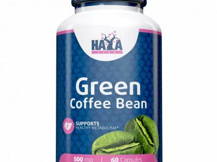 Haya Labs Green Coffee Bean (Žaliųjų kavos pupelių ekstraktas) 60 kaps.