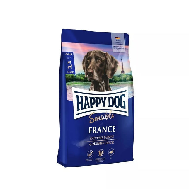 Happy Dog France Complete Food for Adult Dogs with Duck, 1 kg