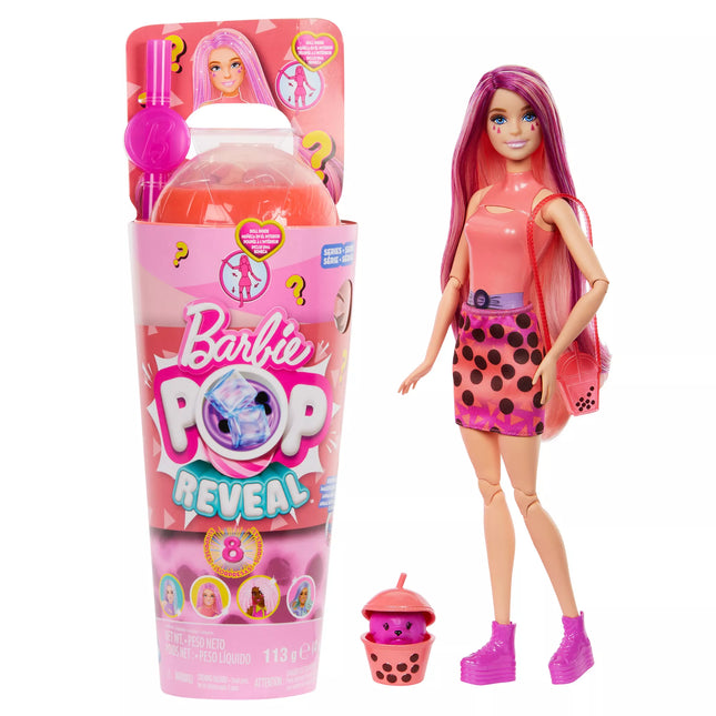 BARBIE POP REVEAL mango mochi surprise set, bubble tea series (HTJ22)