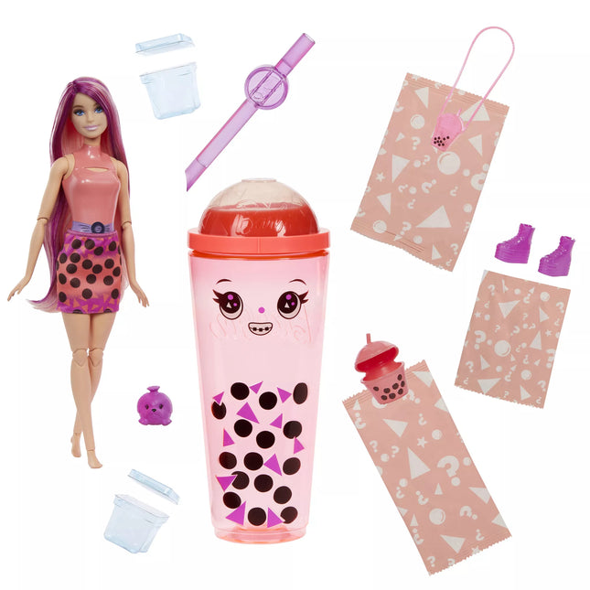 BARBIE POP REVEAL mango mochi surprise set, bubble tea series (HTJ22)