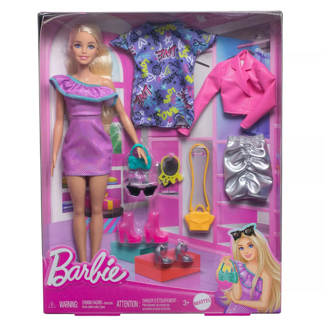 BARBIE DOLL & PARTY FASHIONS (HYT61)