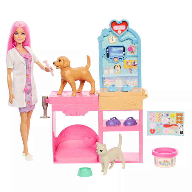 BARBIE Doll Veterinarian Playset (JFX93)