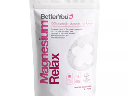 BetterYou Magnesium Relax Bath Flakes 750 g. (Magnio vonios dribsniai)