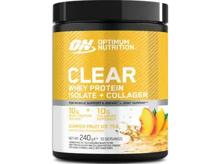 Optimum Nutrition Clear Whey Protein Isolate + Collagen 240 g.