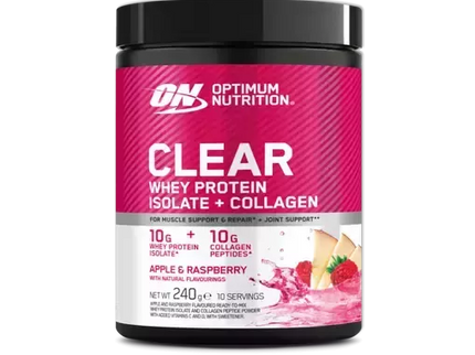 Optimum Nutrition Clear Whey Protein Isolate + Collagen 240 g.