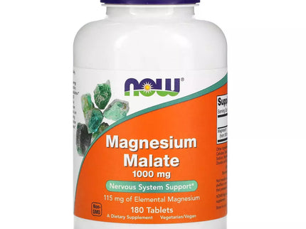 NOW Magnesium Malate 180 tablets