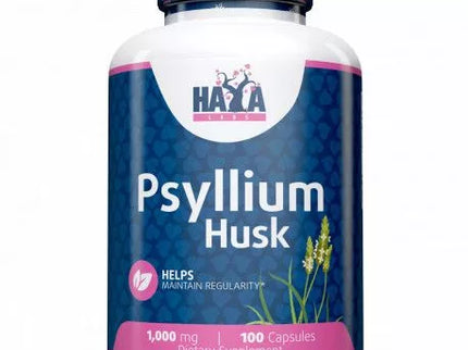Haya Labs Psyllium Husks (Azijinio gysločio sėklų milteliai) 100 kaps.