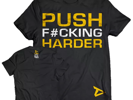 Dedicated Men's T-shirt "PUSH HARDER"