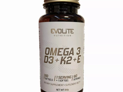 EvoLite Omega 3 + D3 + K2 + E  60 kaps.