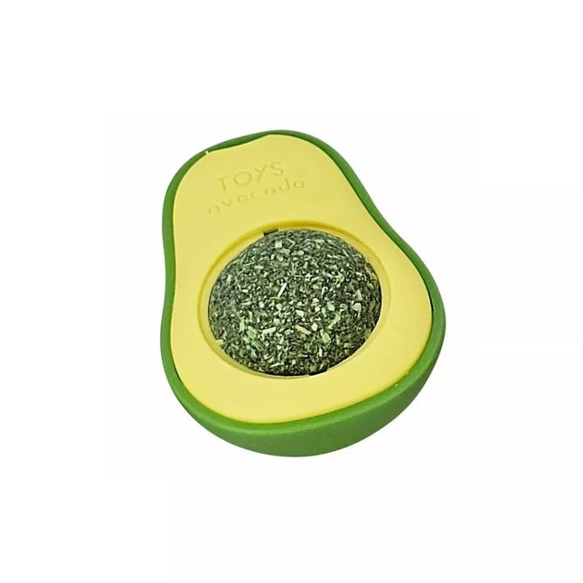 Cat Toy Avocado with Catnip, 4.5x3.5x6 cm