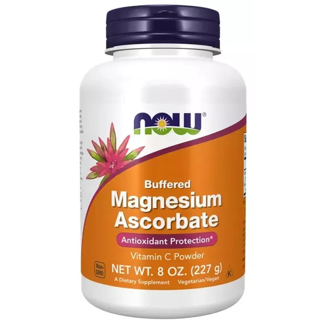 NOW Foods Magnesium Ascorbate Powder 227 g. (Magnio askorbatas)