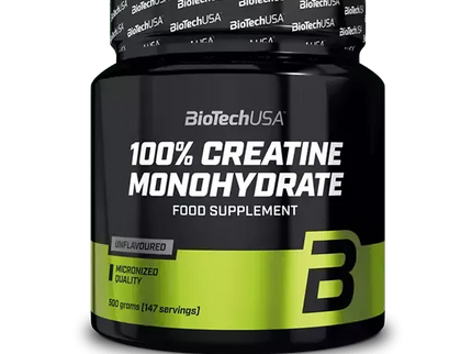 Biotech 100% Creatine Monohydrate 500 g.