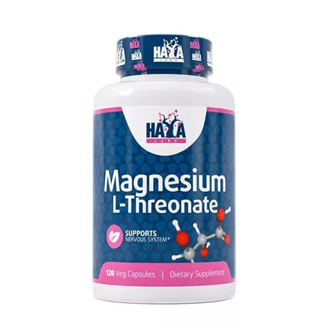 Haya Labs Magnesium L-Threonate 120 kaps. (Magnio L-treonatas)