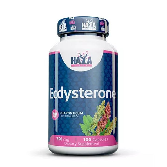 Haya Labs Ecdysterone (ekdisteronas) 100 kaps. (Paprastasis rapontikas)