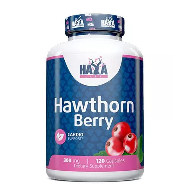 Haya Labs Hawthorn Berry (Gudobelės uogos) 120 kaps.