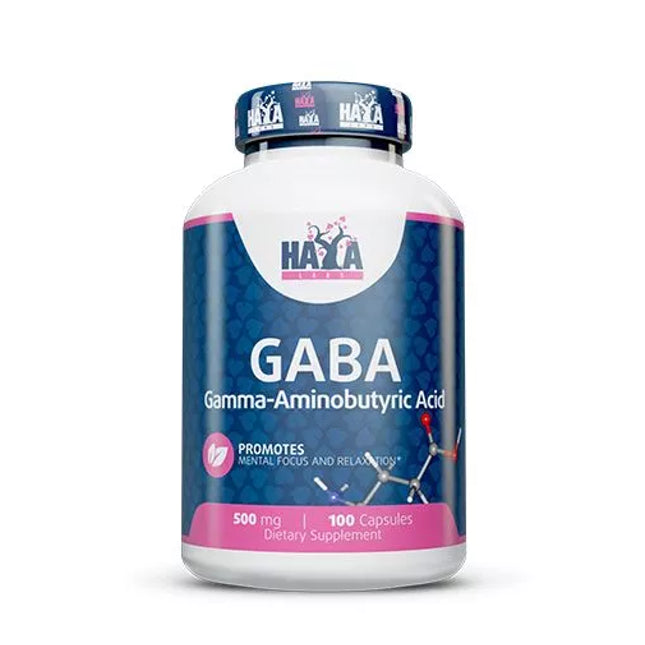 Haya Labs GABA 100 capsules (Gamma-Aminobutyric Acid)