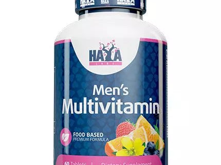 Haya Labs Food Based Men&#39;s Multi 60 tab. (vitaminai vyrams)
