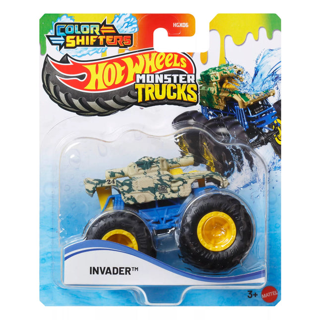 HOT WHEELS MONSTER TRUCKS Jeep – Change Color! (HGX06)
