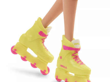 Collectible BARBIE Movie Roller-Skating Doll with Roller Skates (HRB04)
