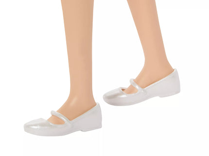 BARBIE madistė rožine languota suknele (HRH21)