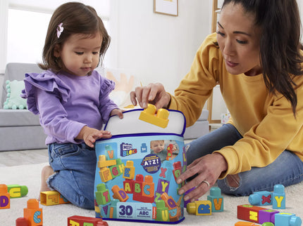 MEGA BLOKS ABC Building Block Set (30 pcs in bag) (HRR60)