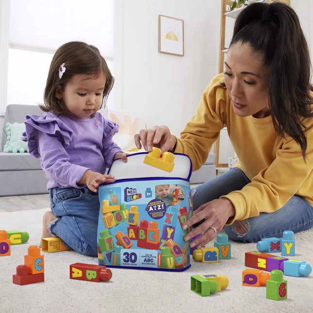 MEGA BLOKS ABC Building Block Set (30 pcs in bag) (HRR60)