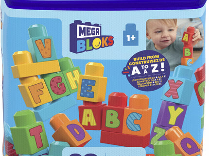 MEGA BLOKS ABC Building Block Set (30 pcs in bag) (HRR60)