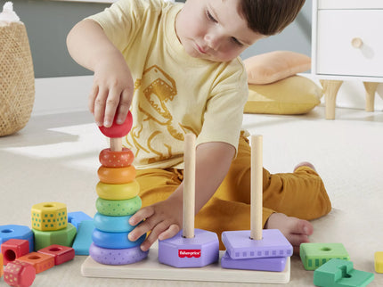 FISHER-PRICE wooden stacking blocks (HXT76)