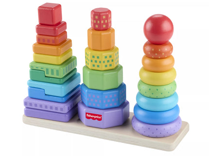 FISHER-PRICE wooden stacking blocks (HXT76)