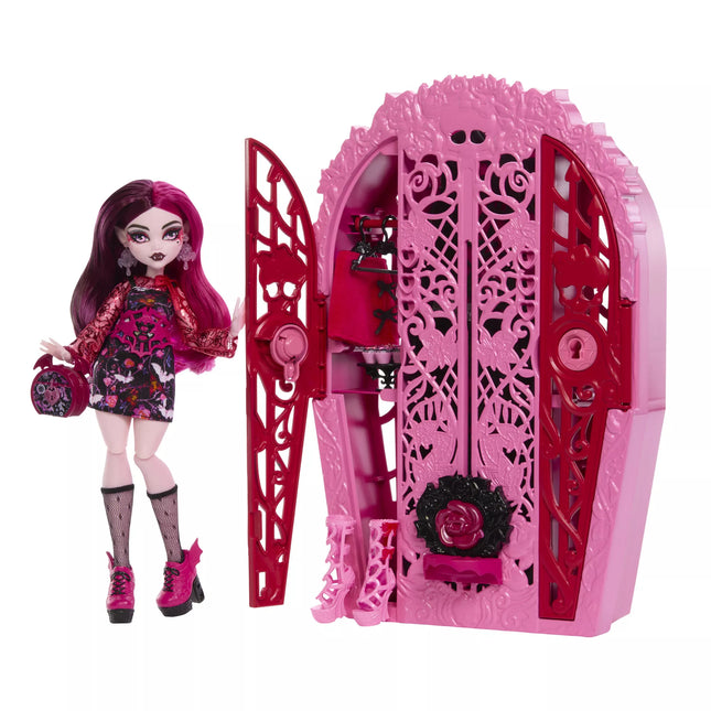 MONSTER HIGH SKULTIMATES Surprise Set - Draculaura, Midnight Garden Series (HYT72)