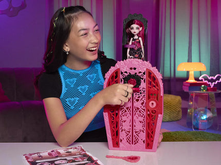 MONSTER HIGH SKULTIMATES siurprizų rinkinys – Drakulaura, vidurnakčio sodo serija (HYT72)