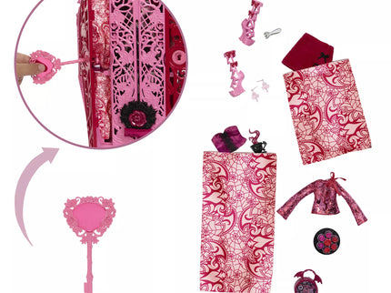 MONSTER HIGH SKULTIMATES siurprizų rinkinys – Drakulaura, vidurnakčio sodo serija (HYT72)