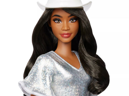 BARBIE Fashionista Silver Dress (HYT95)