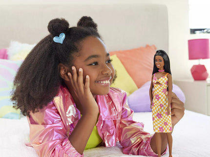 BARBIE Fashionista Yellow Dress (HYT91)