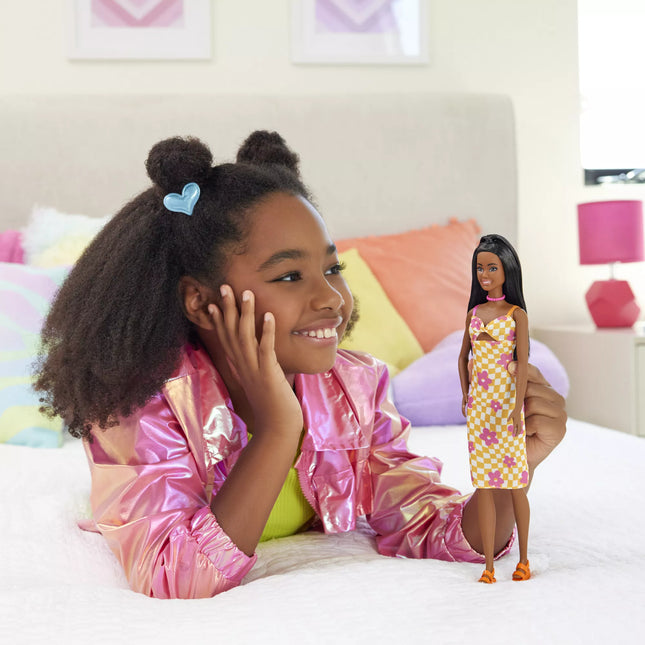 BARBIE Fashionista Yellow Dress (HYT91)