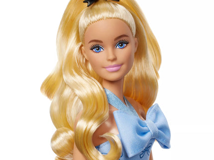 BARBIE madistė melsva suknele (HYT93)