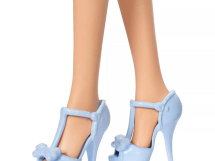 BARBIE madistė melsva suknele (HYT93)