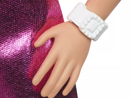 BARBIE Fashionista in a Glittering Pink Dress (HYT88)