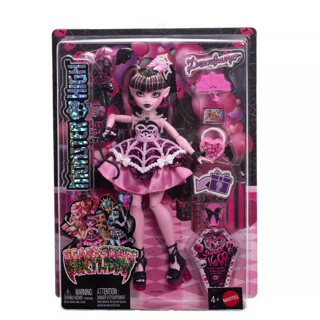 MONSTER HIGH Sweet Birthday Doll - Draculaura (JBG74)