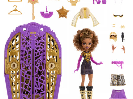 MONSTER HIGH SKULLTIMATES Klodinos siurprizas, Hauntlywood serija (JBG80)