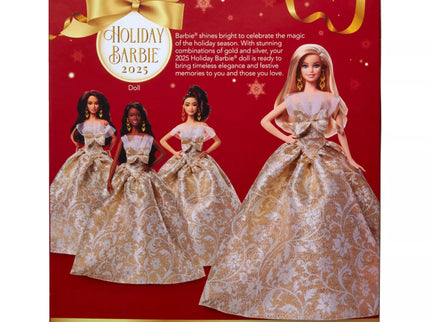 BARBIE HOLIDAY kolekcinė šviesiaplaukė lėlė (JBH95)