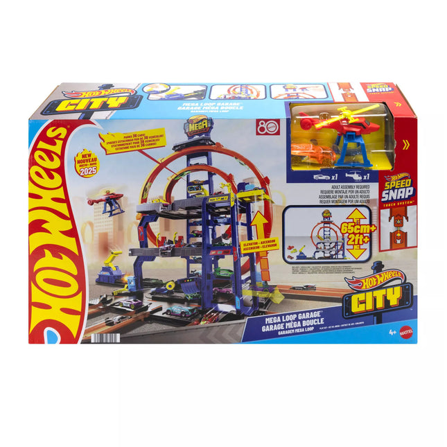 HOT WHEELS Set – Mega Garage with Loops (JBM74)