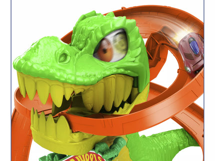 HOT WHEELS CITY playset - Dinosaur at the Fire Station (JBM73)