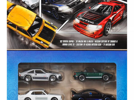 HOT WHEELS Set of Six Japanese Car Models (JBY77)